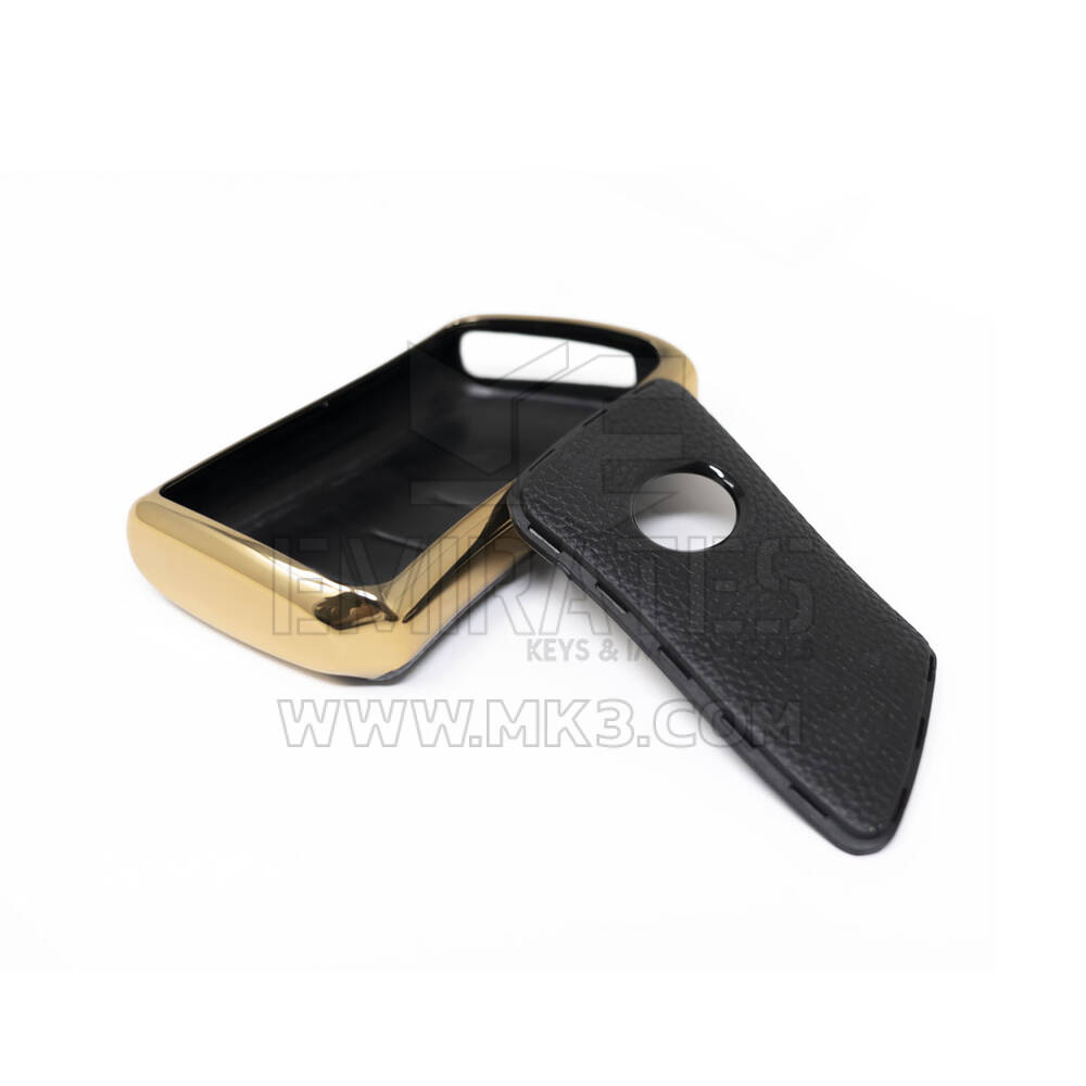 New Aftermarket Nano High Quality Gold Leather Cover For Lexus Remote Key 43 Buttons Black Color LXS-B13J3 | Emirates Keys