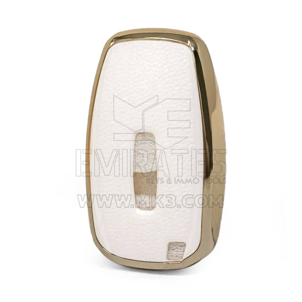 Nano Gold Leather Cover For Lincoln Key 4B White LCN-A13J | MK3