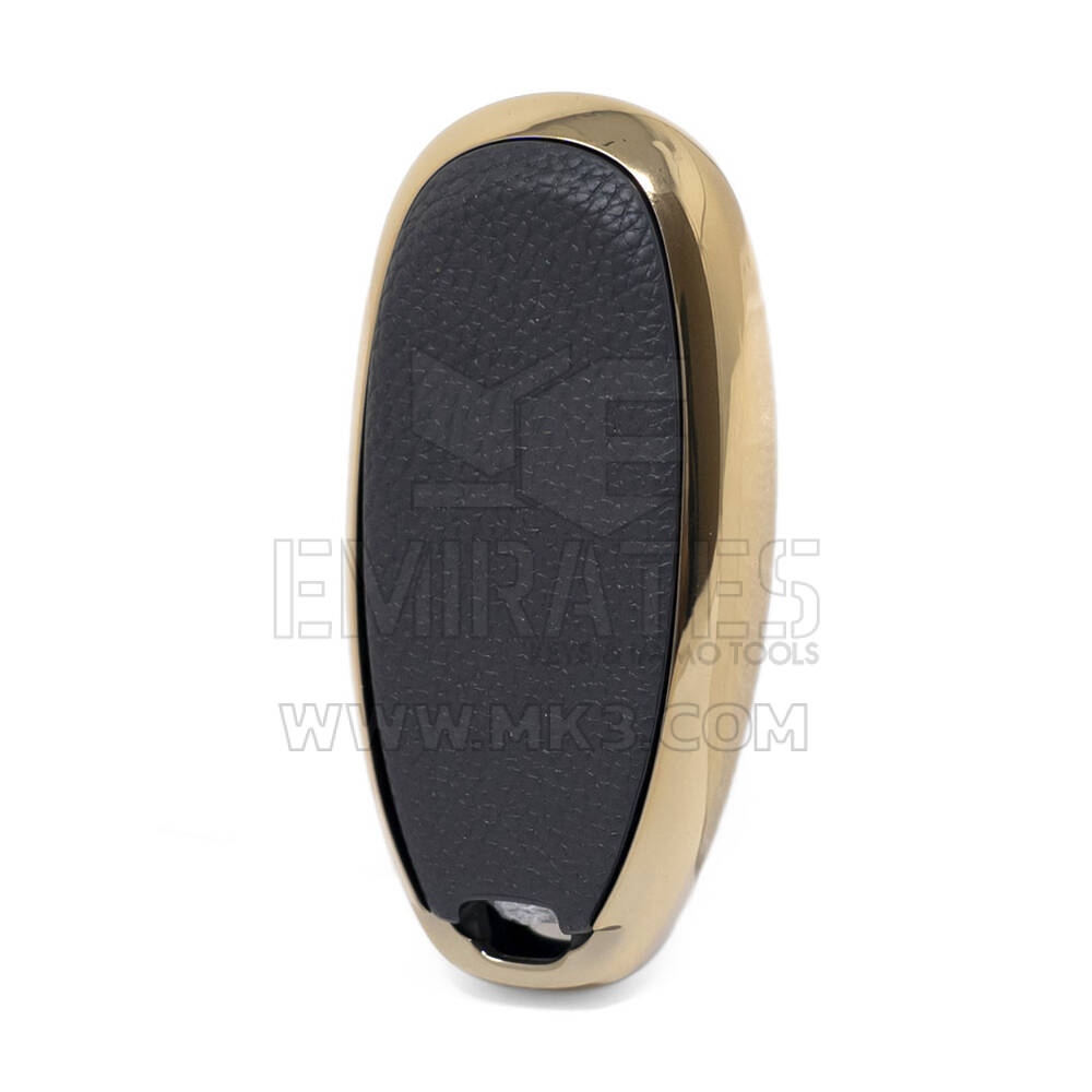 Funda de Cuero Nano Gold para Suzuki Key 2B Negro SZK-A13J3A | MK3