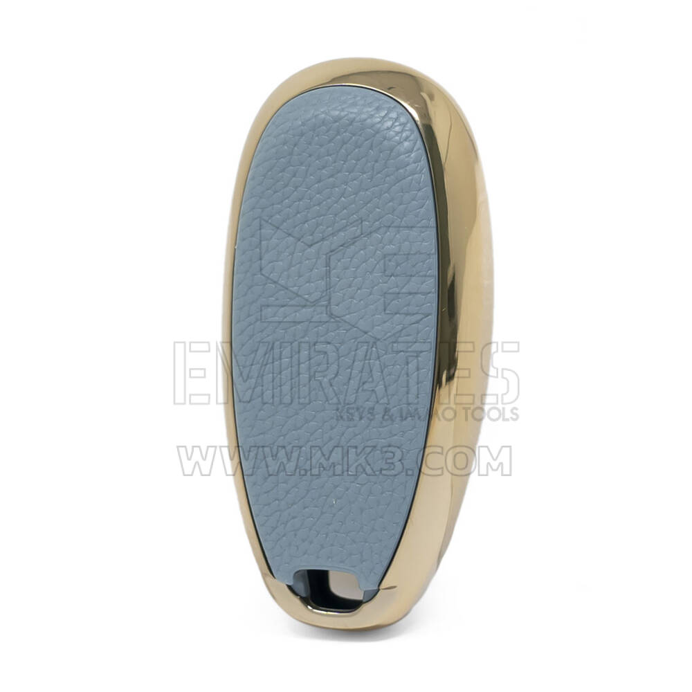 Cover in pelle Nano Gold per Suzuki Key 2B Grigia SZK-A13J3A | MK3