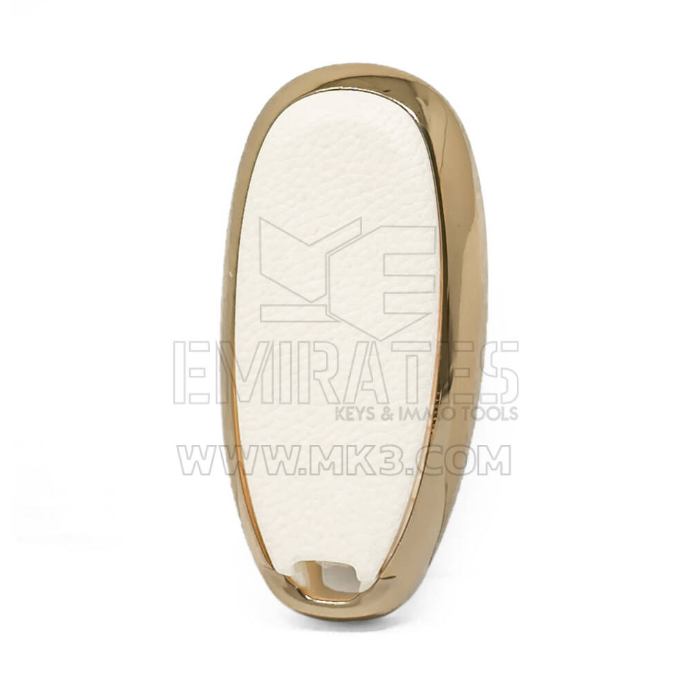 Housse en cuir Nano Gold pour clé Suzuki 3B blanc SZK-A13J3B | MK3