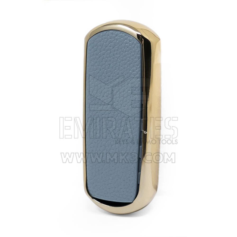 Nano Gold Leather Cover Mazda Remote Key 3B Gray MZD-A13J3 | MK3