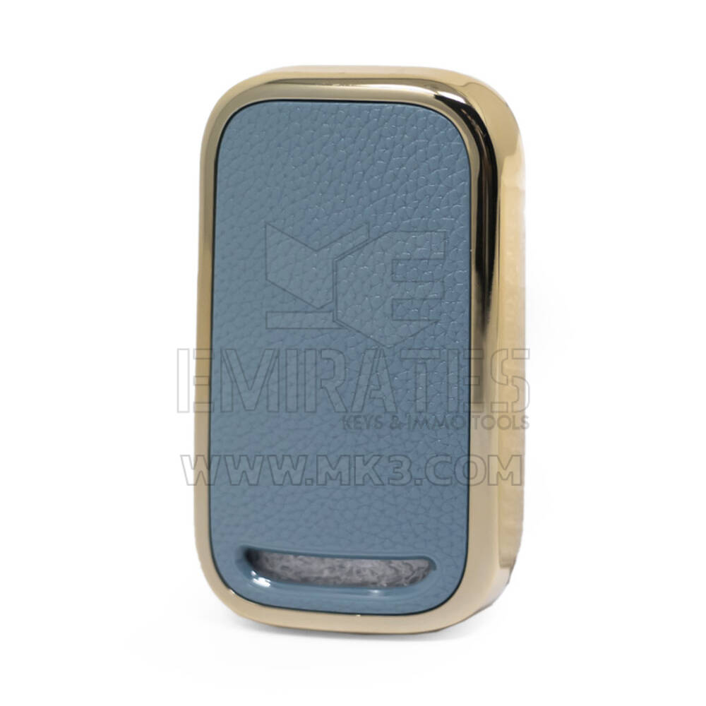 Capa de couro Nano Gold Chery Remote Key 3B Cinza CR-A13J | MK3