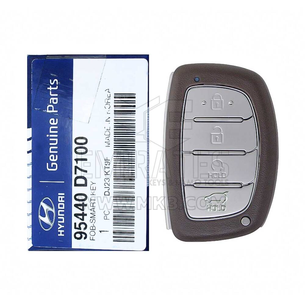 NUOVO Hyundai Tucson 2019-2020 Genuine/OEM Smart Remote Key 4 Pulsanti 433MHz 95440-D7100 95440D7100 | Chiavi degli Emirati