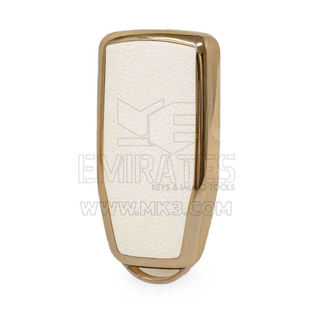 Funda de cuero Nano Gold para Venucia Key 3B White VNC-B13J | MK3