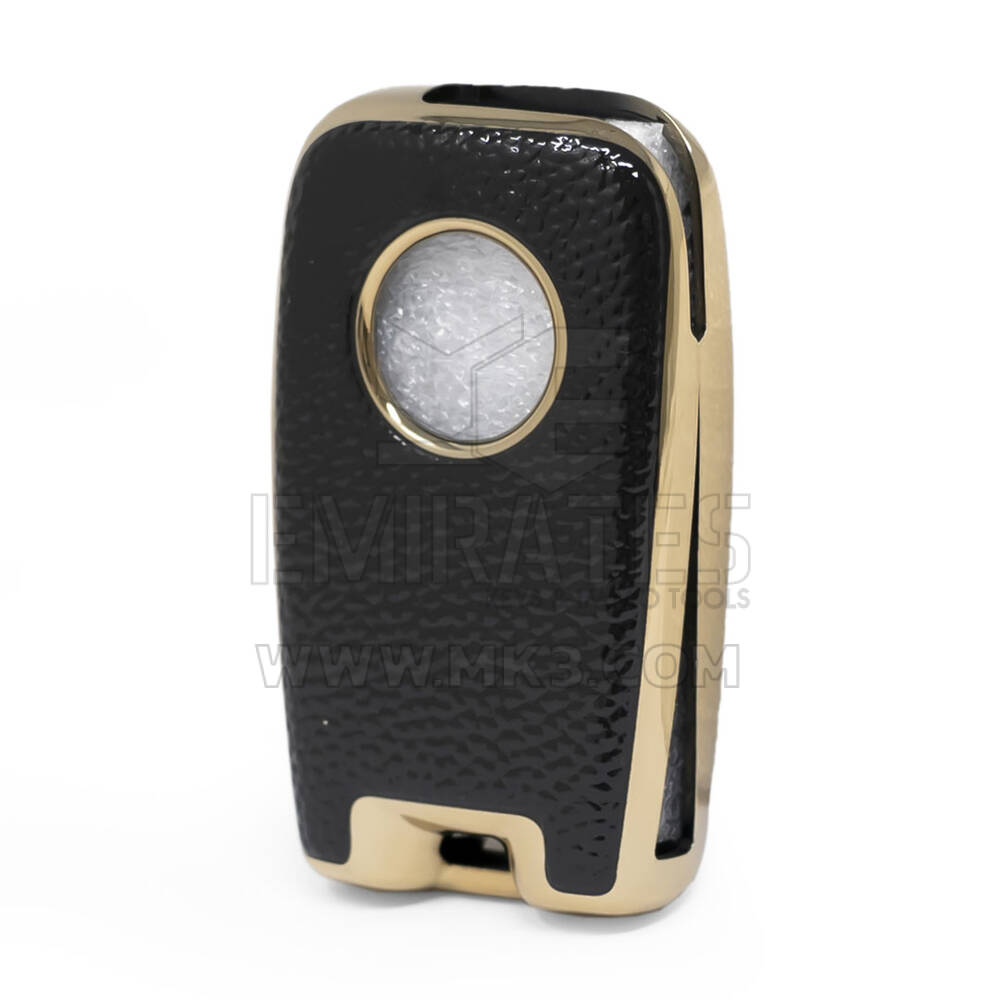 Funda de cuero Nano Gold para Venucia Key 4B Black VNC-D13J | MK3