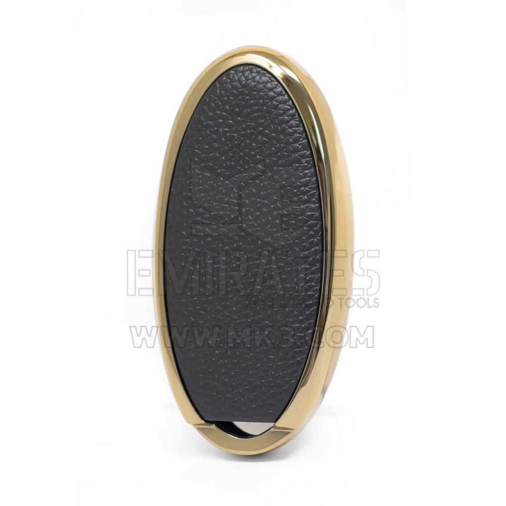 Funda de cuero Nano Gold para llave Nissan 3B negra NS-A13J3A | MK3
