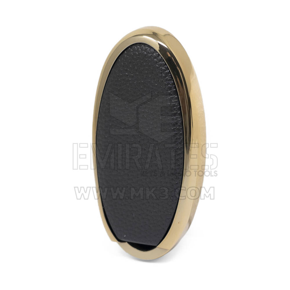 Funda de cuero Nano Gold para llave Nissan 3B negra NS-A13J3B | MK3