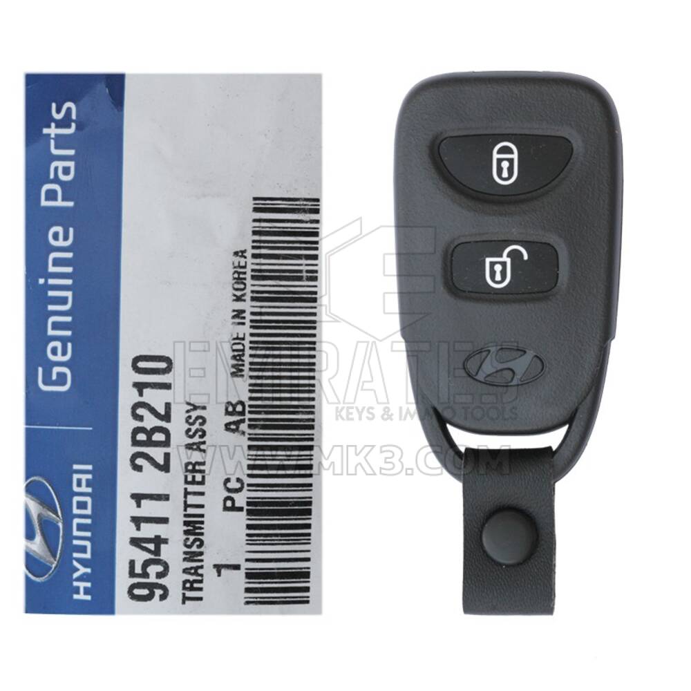 Nuovo telecomando Hyundai Santa Fe 2008 originale/OEM 2 pulsanti 433 MHz 95411-2B210 954112B210 / FCCID: HA-T039 | Chiavi degli Emirati