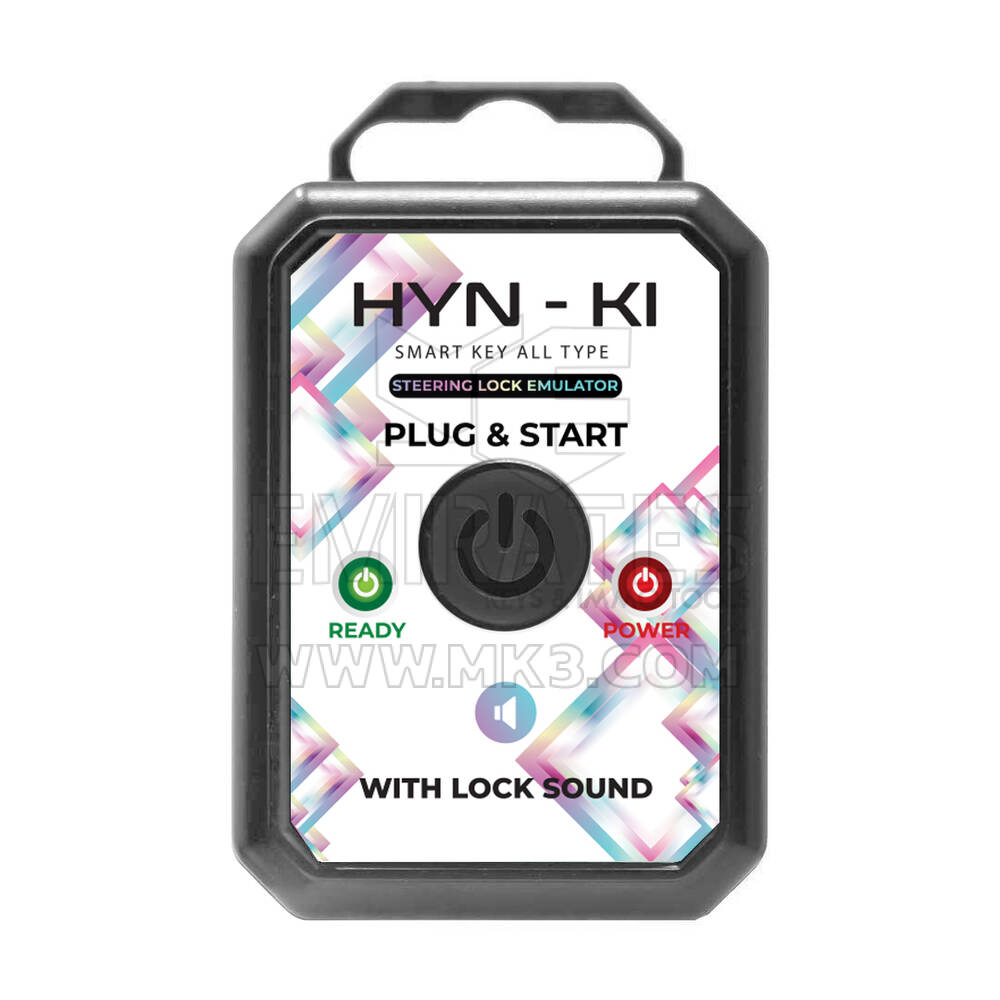 Emulador de bloqueio de direção Kia / Hyundai para tipo chave inteligente conector original com som de bloqueio Nenhuma programação necessária | Chaves dos Emirados