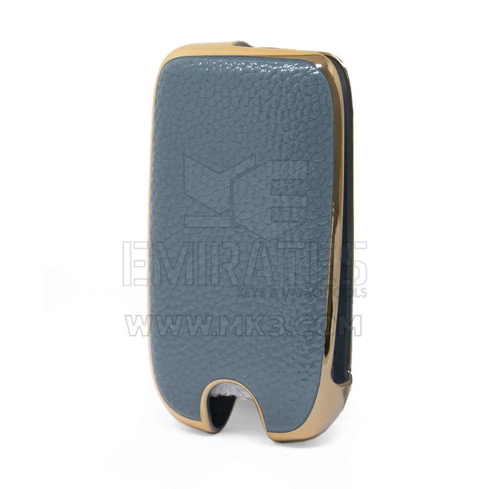 Funda de cuero Nano Gold para Roewe Flip Key 3B Gris RW-A13J | MK3