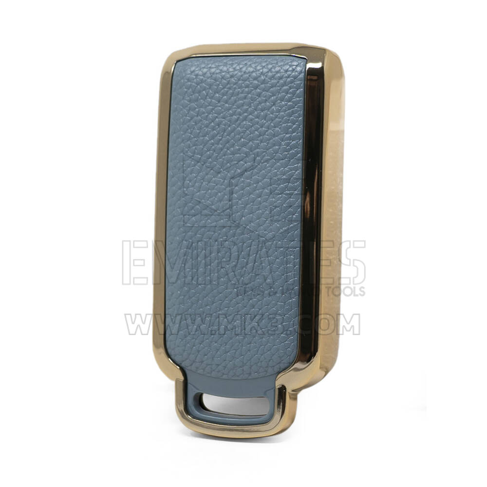 Кожаный чехол нано-золото Mitsubishi Key 3B Серый MSB-A13J | МК3