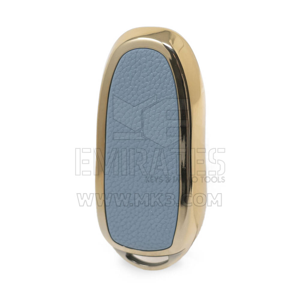 Nano Gold Leather Cover Tesla Remote Key 3B Gray TSL-B13J | MK3