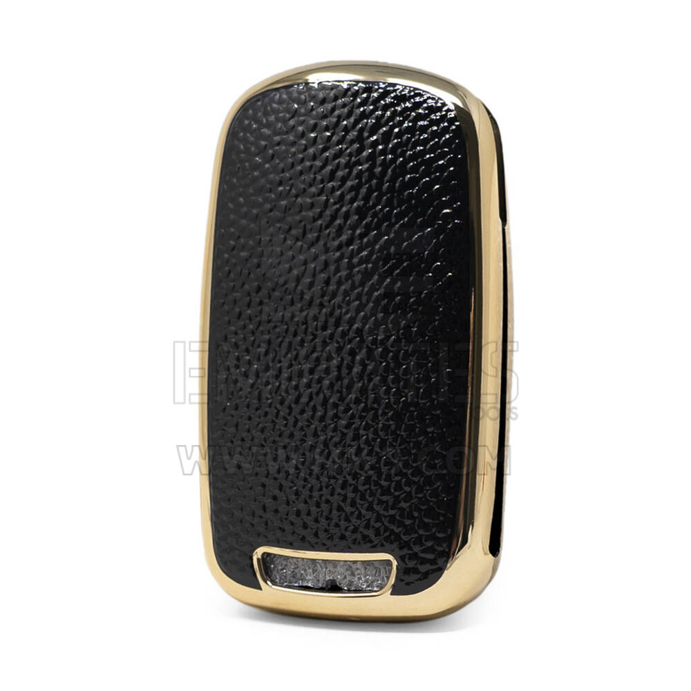 Nano Gold Leather Cover Wuling Flip Key 3B Black WL-A13J | MK3