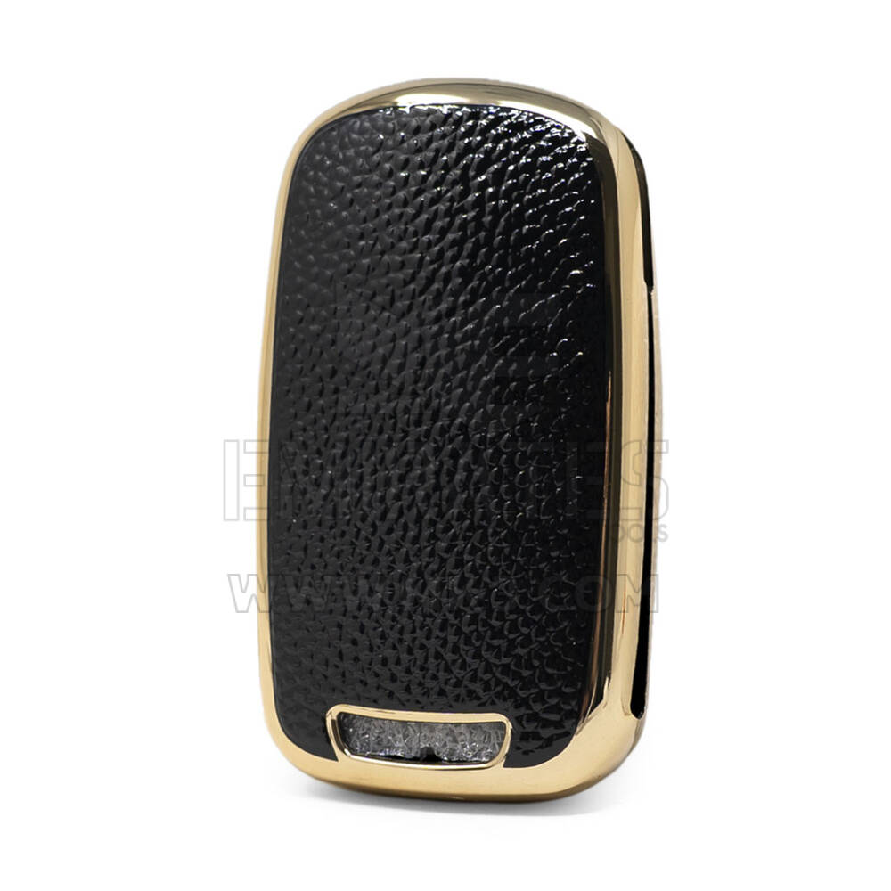 Funda de cuero nano dorada Wuling Flip Key 3B Negro WL-A13J | MK3