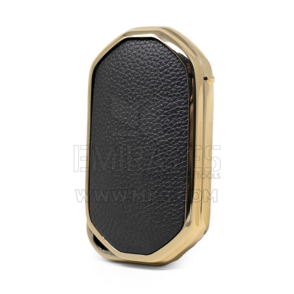 Nano Gold Leather Cover Wuling Remote Key 3B Black WL-B13J | MK3