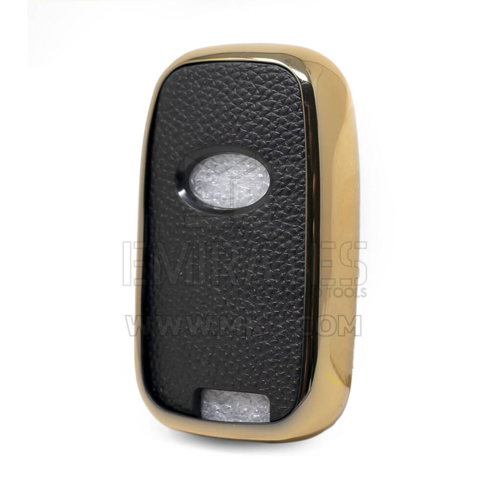 Funda de cuero Nano Gold para Hyundai Key 3B negro HY-G13J | MK3