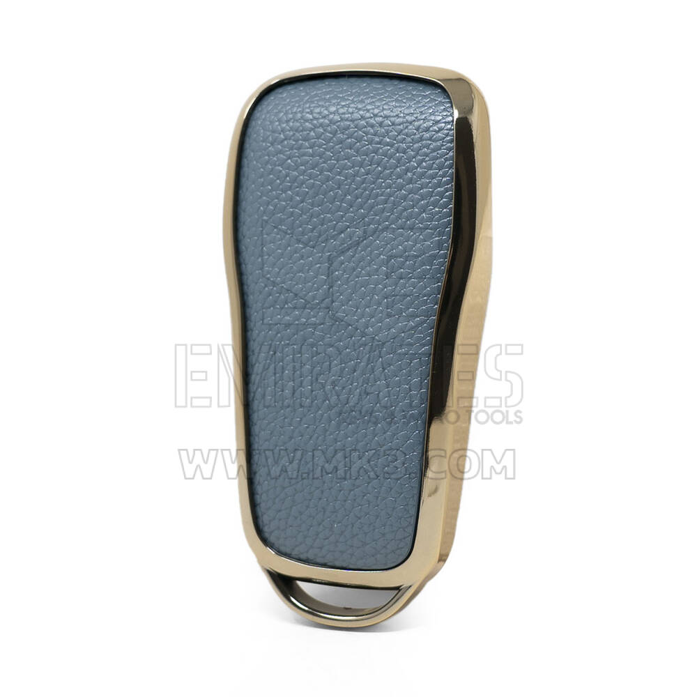 Кожаный чехол Nano Gold для Xpeng Key 4B Grey XP-A13J | МК3