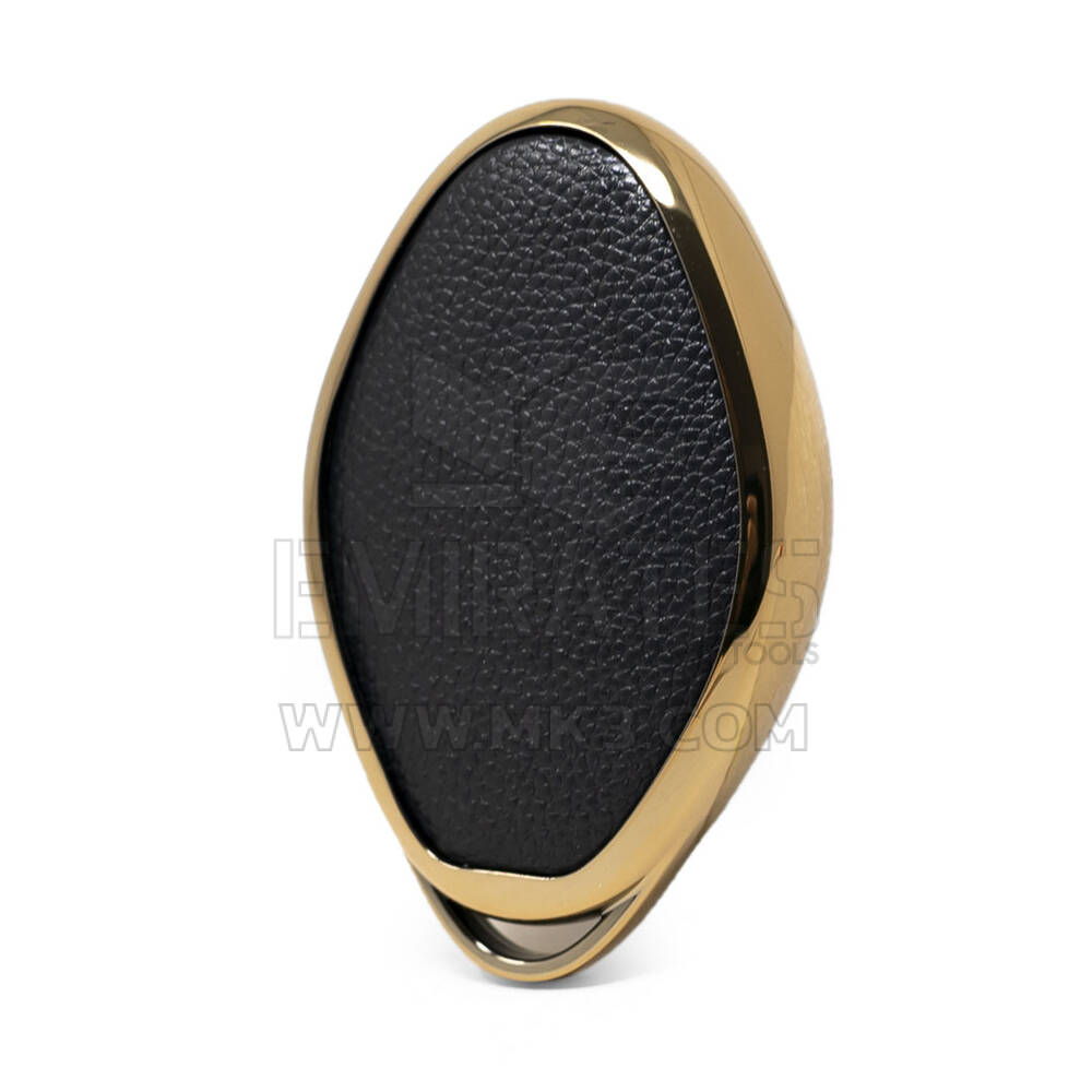 Funda de cuero Nano Gold para Xpeng Key 4B Negro XP-B13J | MK3