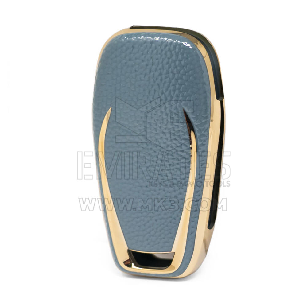 Nano Leather Cover Chevrolet Flip Key 3B Gray CRL-C13J | MK3
