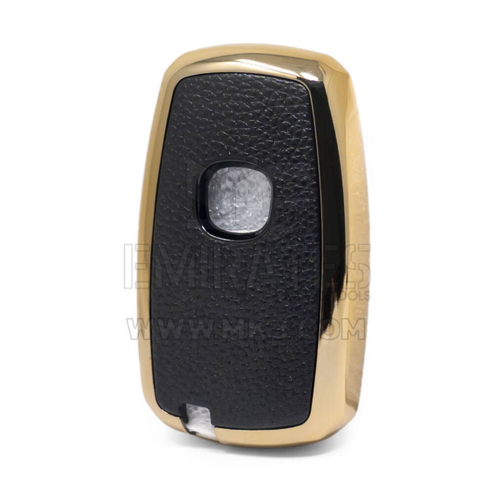 Nano Gold Leather Cover Changan Remote Key 3B Black CA-A13J | MK3