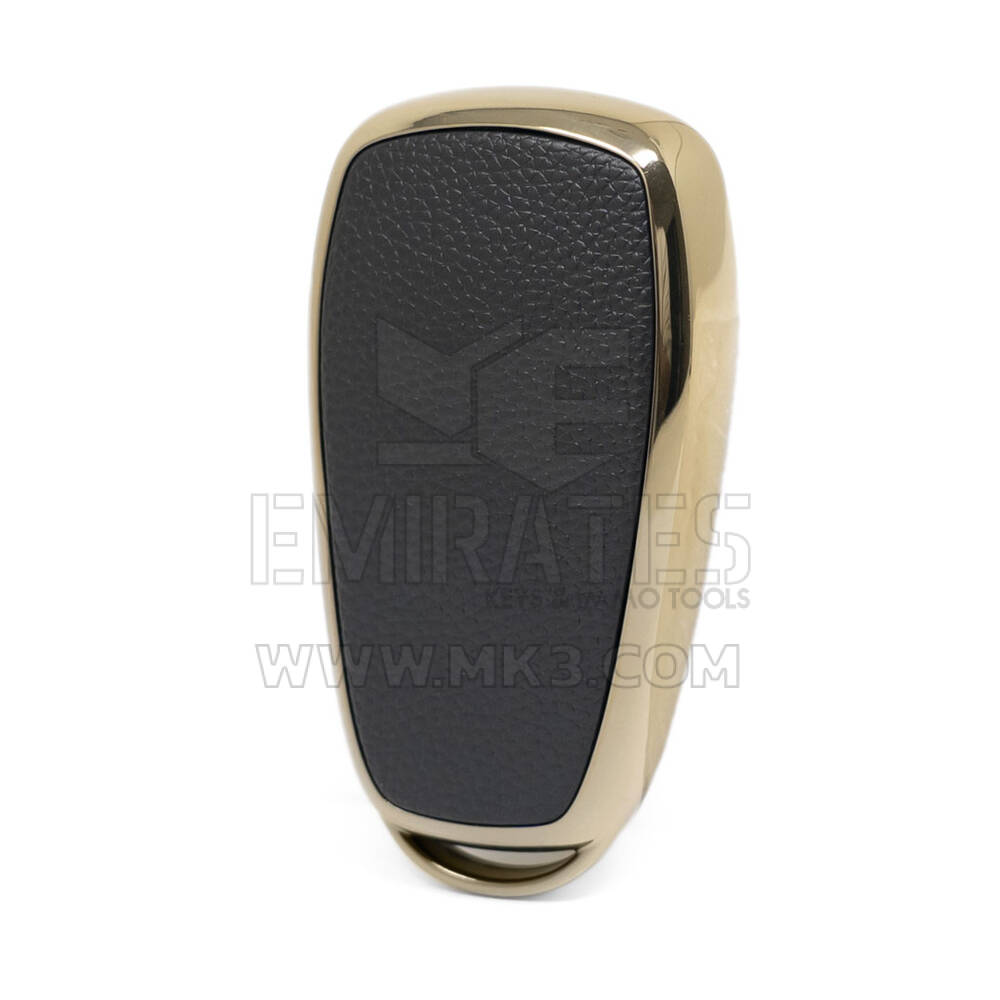 Кожаный чехол с нано-золотом для Changan Key 5B, черный CA-C13J5 | МК3