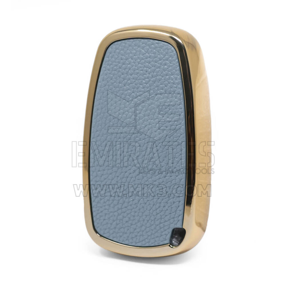 Funda de cuero Nano Gold para Great Wall Key 3B Gris GW-A13J | MK3