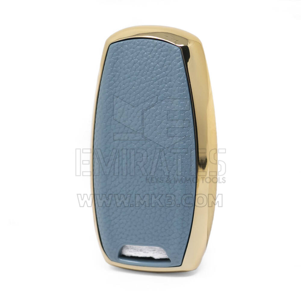 Funda de cuero Nano Gold para Great Wall Key 4B Gris GW-B13J | MK3