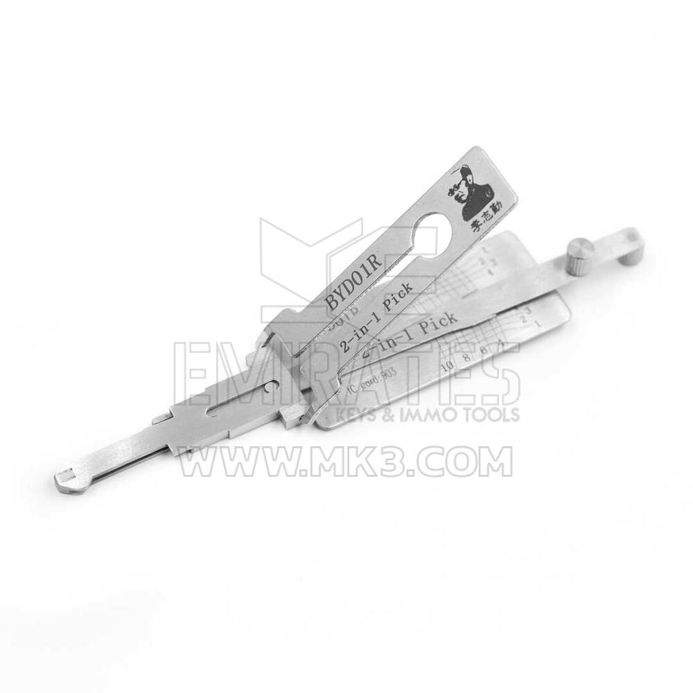 Selección y decodificador 2 en 1 Lishi BYD01R original para BYD | MK3