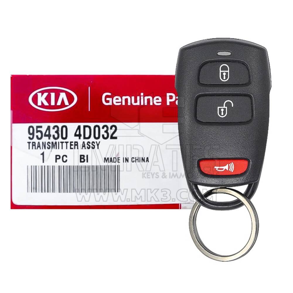 NUOVO KIA Sedona 2009-2014 Chiave telecomando originale/OEM 3 pulsanti 315 MHz 95430-4D032 / FCCID: SV3-VQTXNA13 | Chiavi degli Emirati