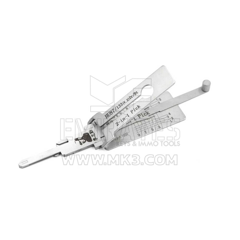 Original Lishi HU87 HU133 V.2 Pick and Decoder For Nissan | MK3