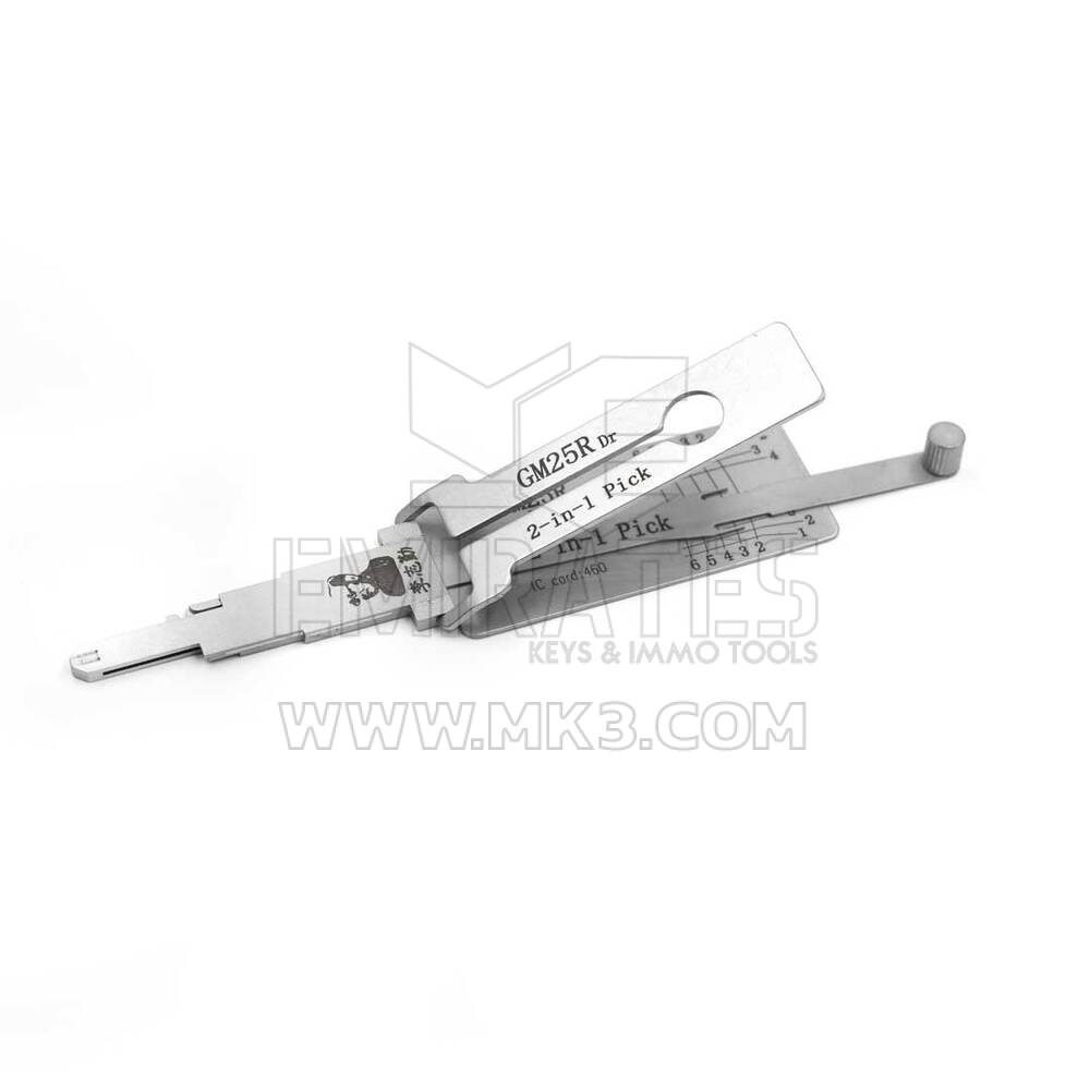 Decodificador y selección 2 en 1 original Lishi GM25R para camiones GM | MK3