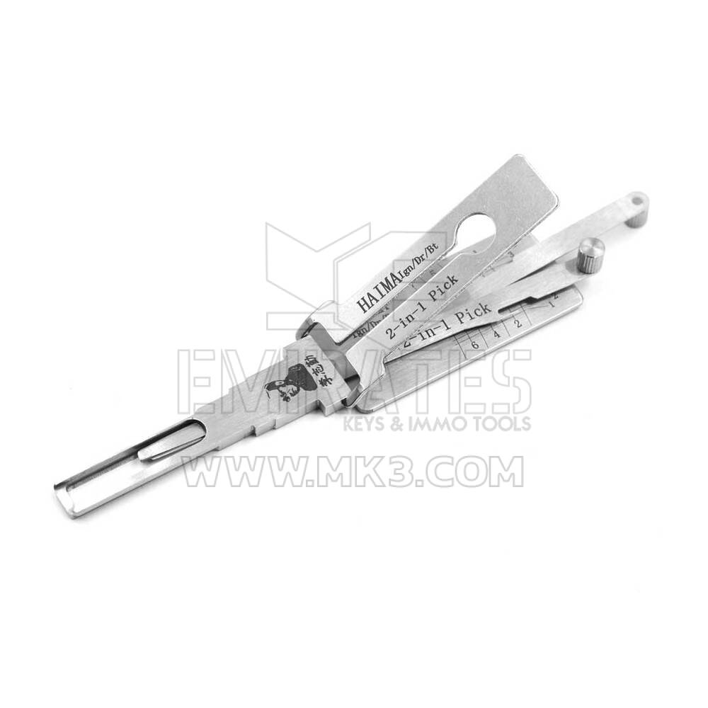 Original Lishi HAIMA 2 in 1 Auto Pick and Decoder for HAIMA | MK3