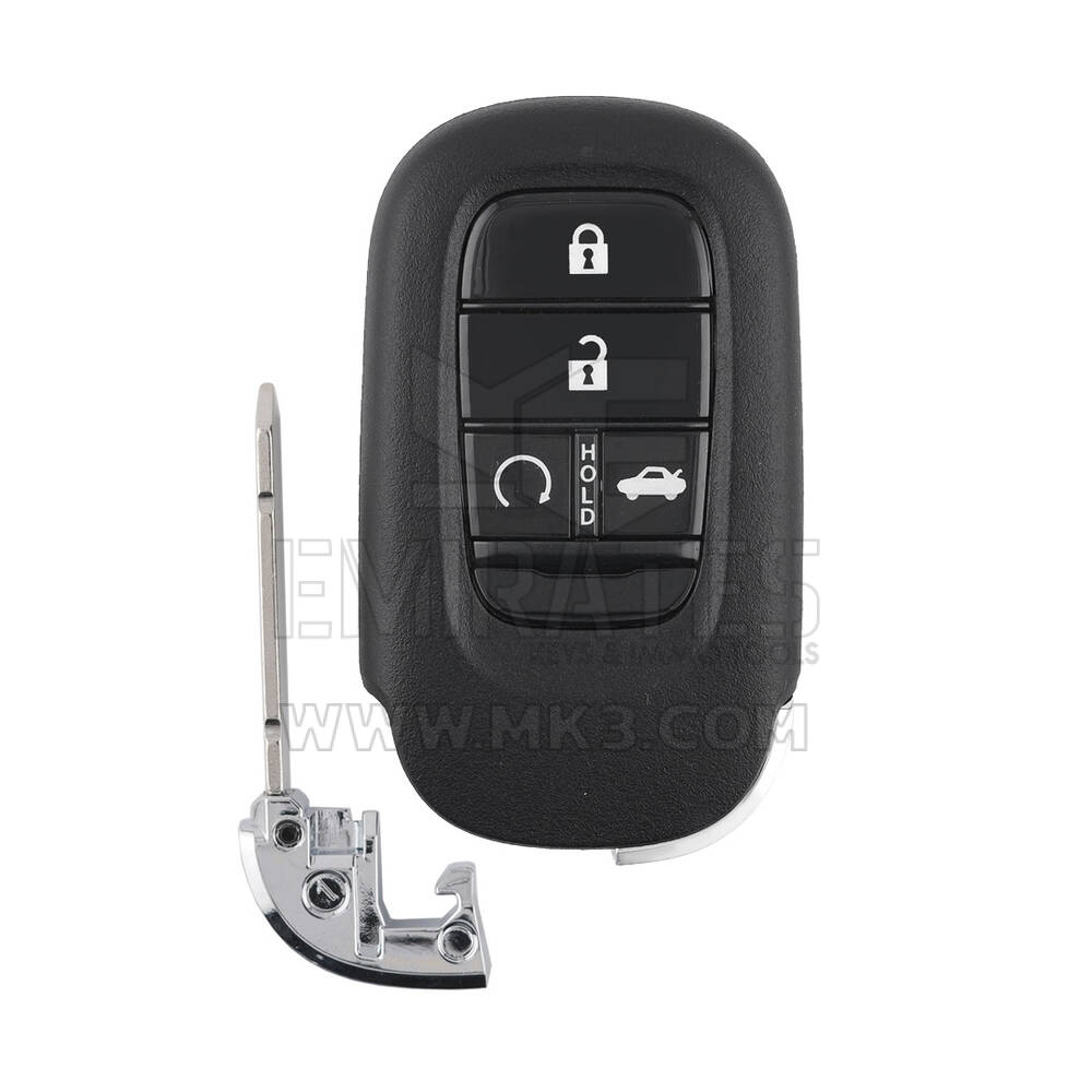 Nuevo mercado de accesorios Honda Accord - Civic 2022-2024 Llave remota inteligente 4 botones 433MHz Tipo sedán FCC ID: KR5TP-4 Transpondedor - ID: HITAG 128 bits AES ID4A NCF29A1M | Cayos de los Emiratos