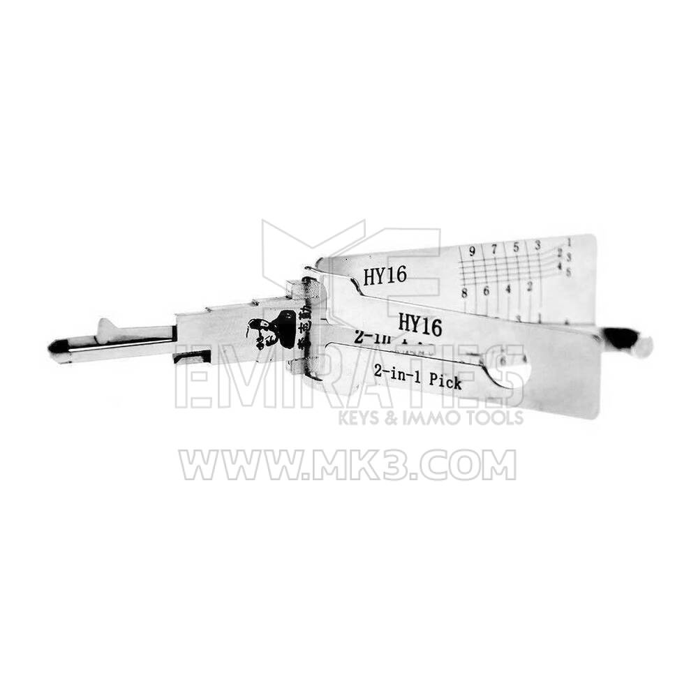 Original Lishi HY16 Decoder and Pick for Hyundai and Kia | MK3