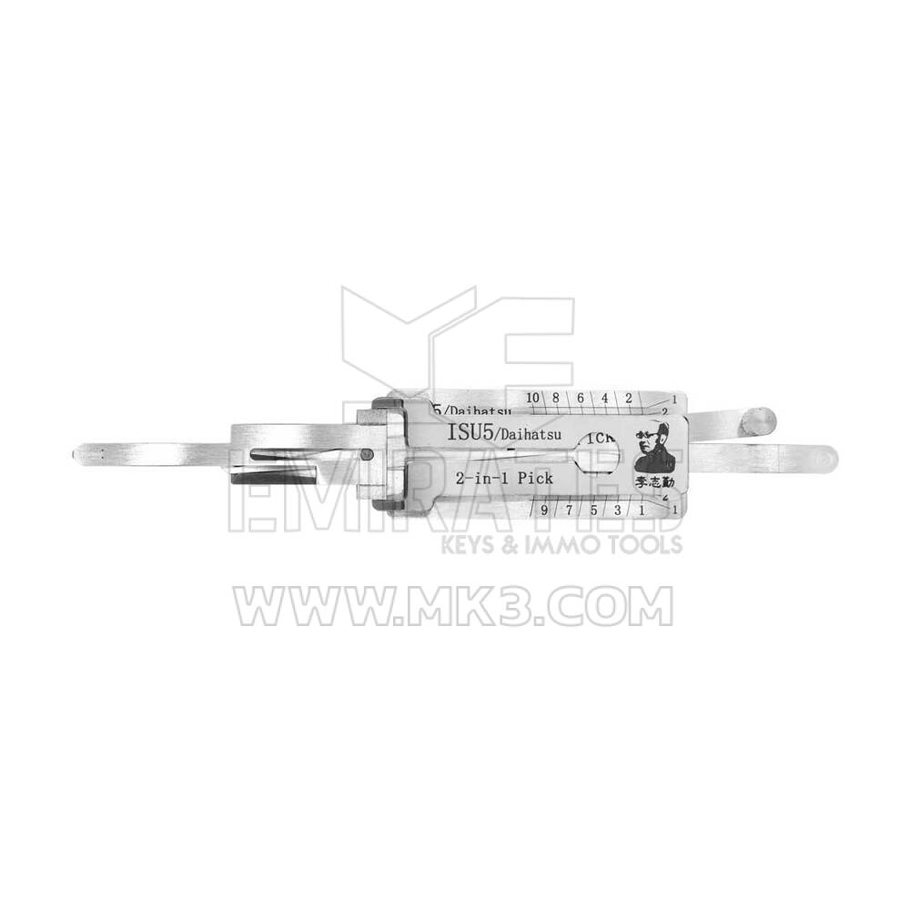 Decodificador e escolha 2 em 1 Lishi ISU5 original para caminhões ISUZU