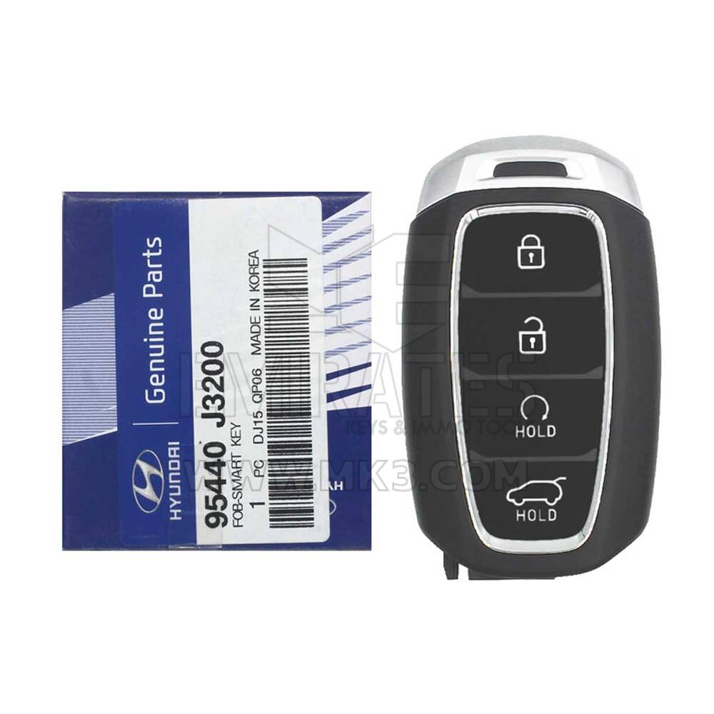 NOVO Hyundai Veloster 2019 Genuine/OEM Smart Remote Key 4 Buttons 433MHz 95440-J3200 95440J3200 / FCCID: SY51GFGE04 | Chaves dos Emirados