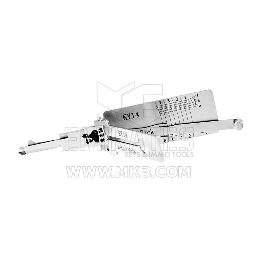 Original Lishi KY14 Decoder and Pick for KIA | MK3