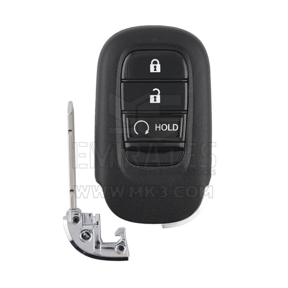Nova chave remota inteligente Honda CR-V 2022 de reposição 3 botões 433 MHz Início automático ID FCC: Transponder KR5TP-4 - ID: HITAG 128 bits AES ID4A NCF29A1M | Chaves dos Emirados
