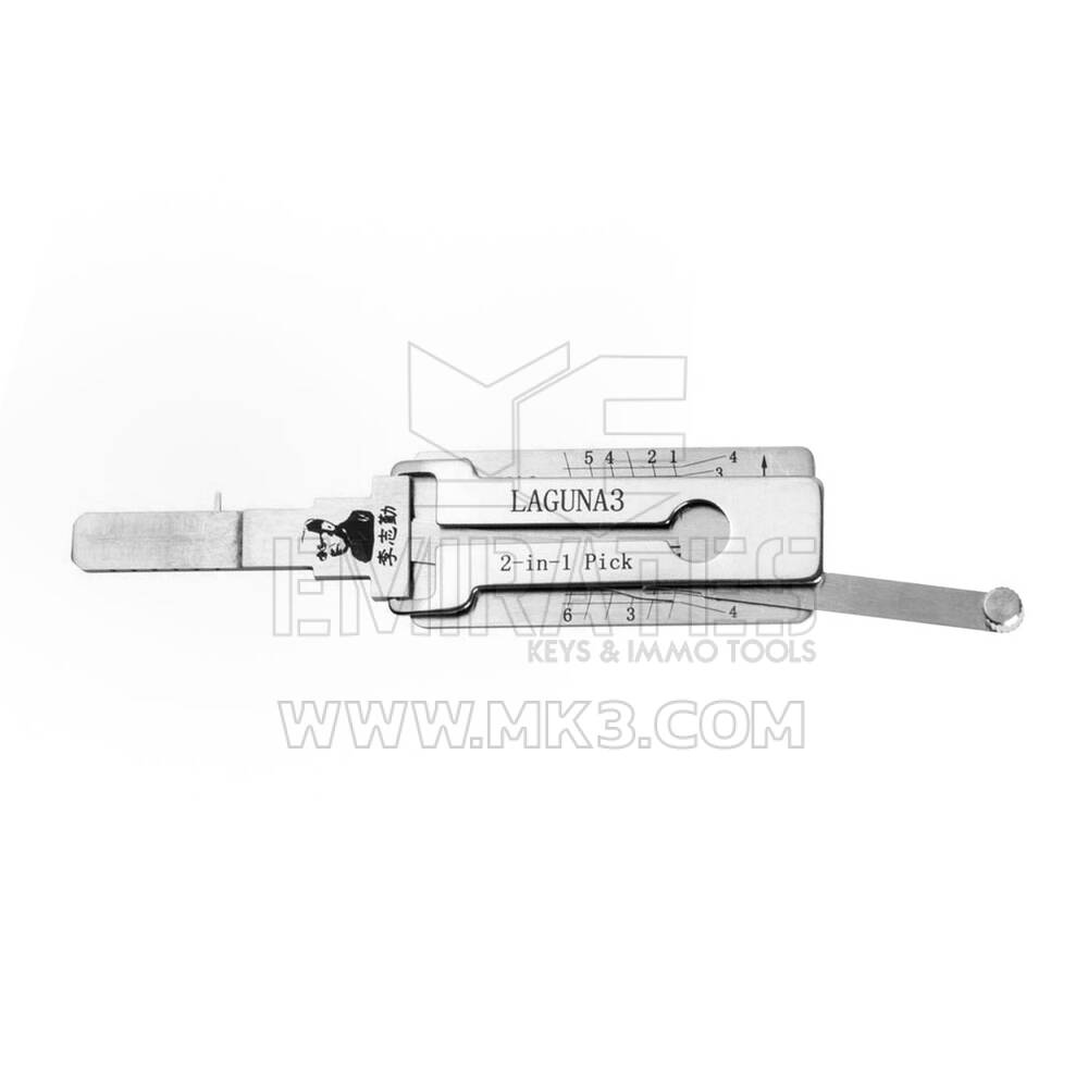 Decodificador e escolha 2 em 1 Lishi LAGUNA3 original para Samsung Renault Laguna 3