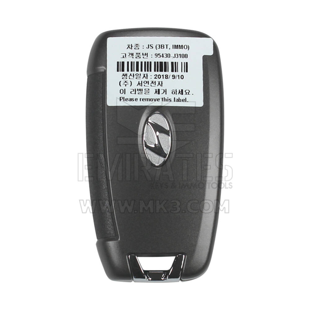 Hyundai Veloster 2018 Flip Remote Key 433MHz 95430-J3100 | MK3