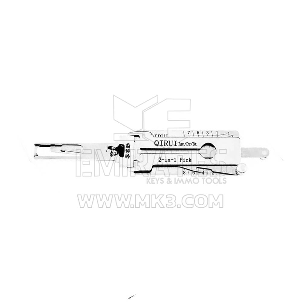Decodificador e escolha 2 em 1 Lishi QIRUI original para QIRUI E3 e Huai River