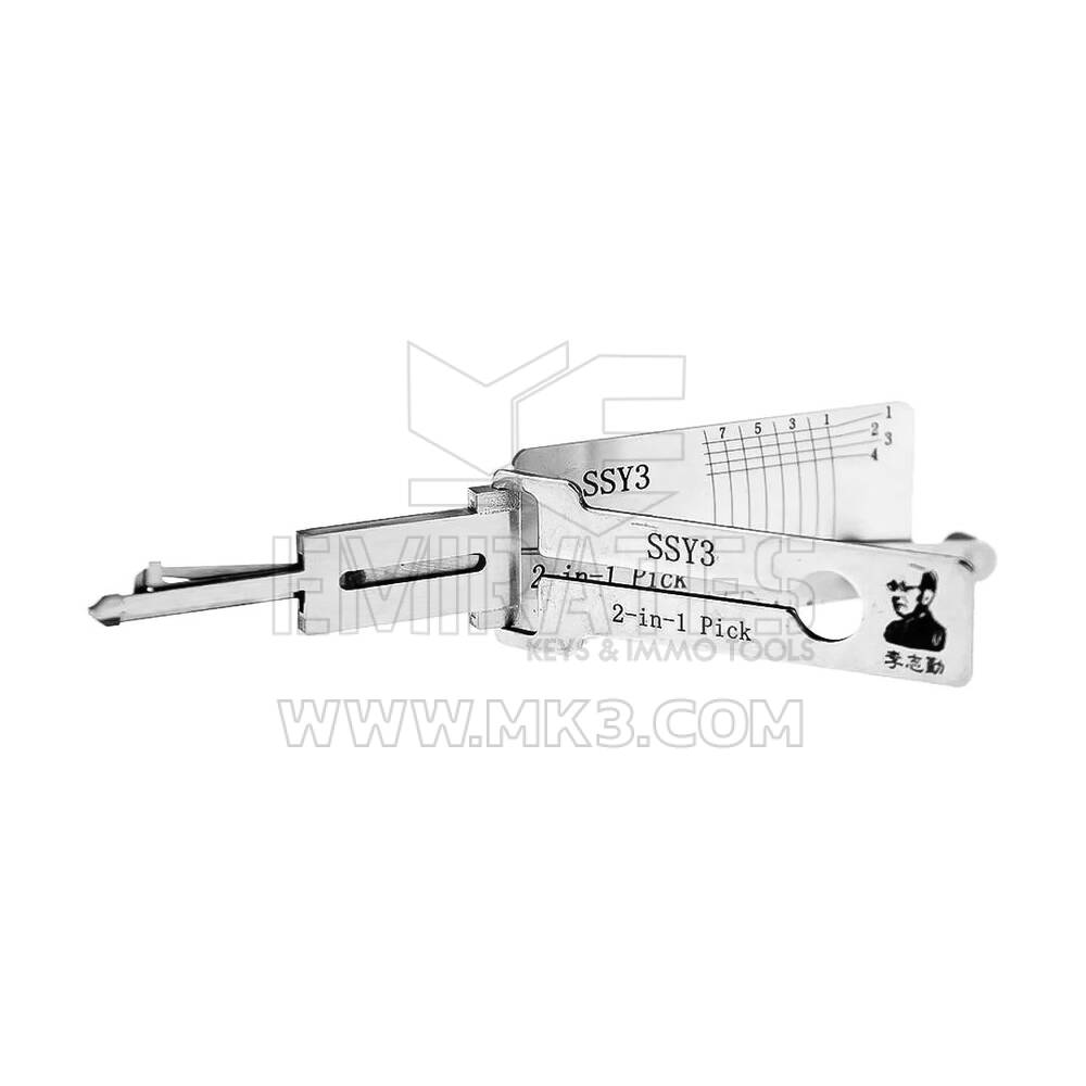Original Lishi SSY3 Decoder and Pick for SSANGYONG | MK3