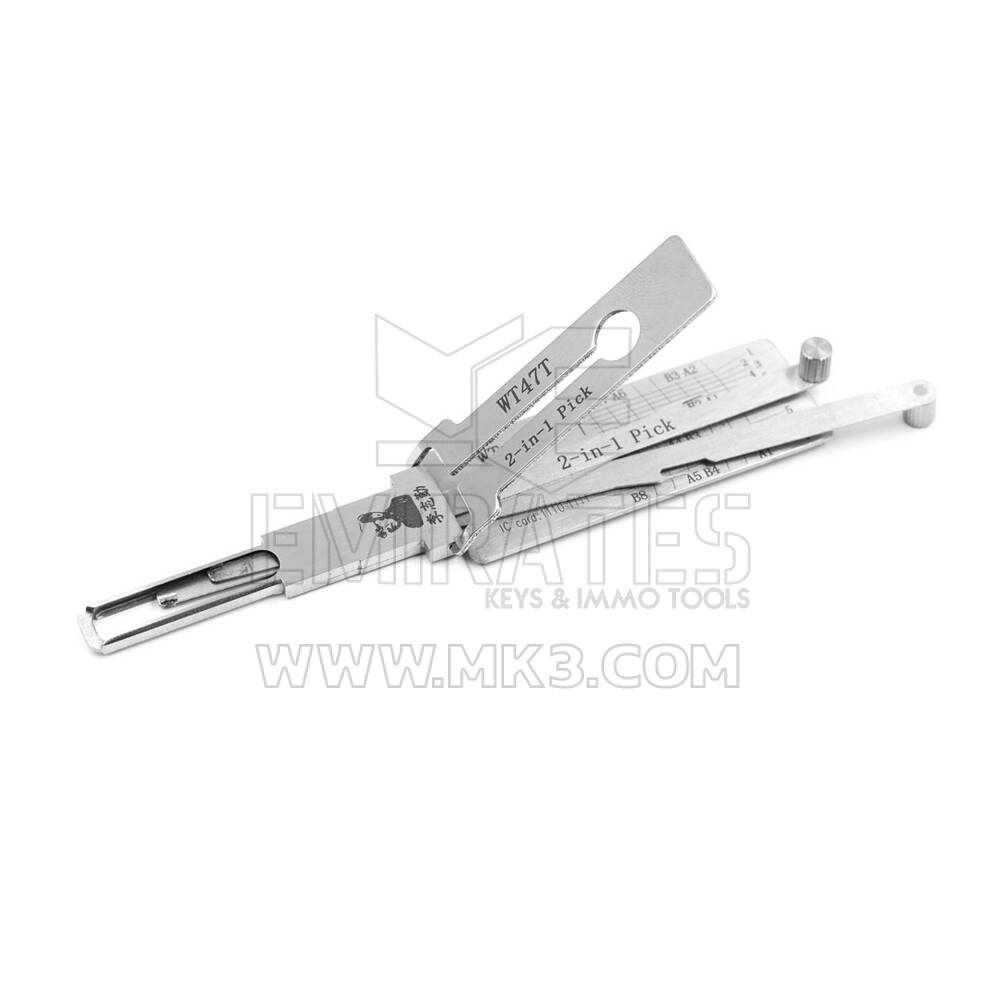 Decodificador y selección original Lishi WT47T para SAAB | MK3