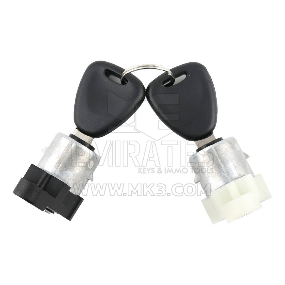 Дверной замок Renault Kangoo - белый и черный