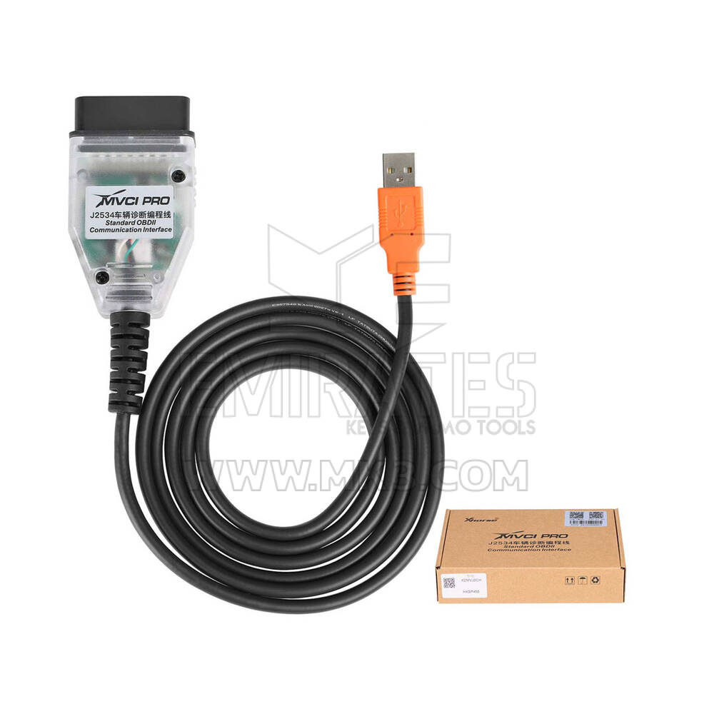 Nouveau Xhorse XDMVJ0GL MVCI PRO J2534 câble de Diagnostic et de programmation Support TIS/HDS/IDS/SSM4 | Clés des Émirats