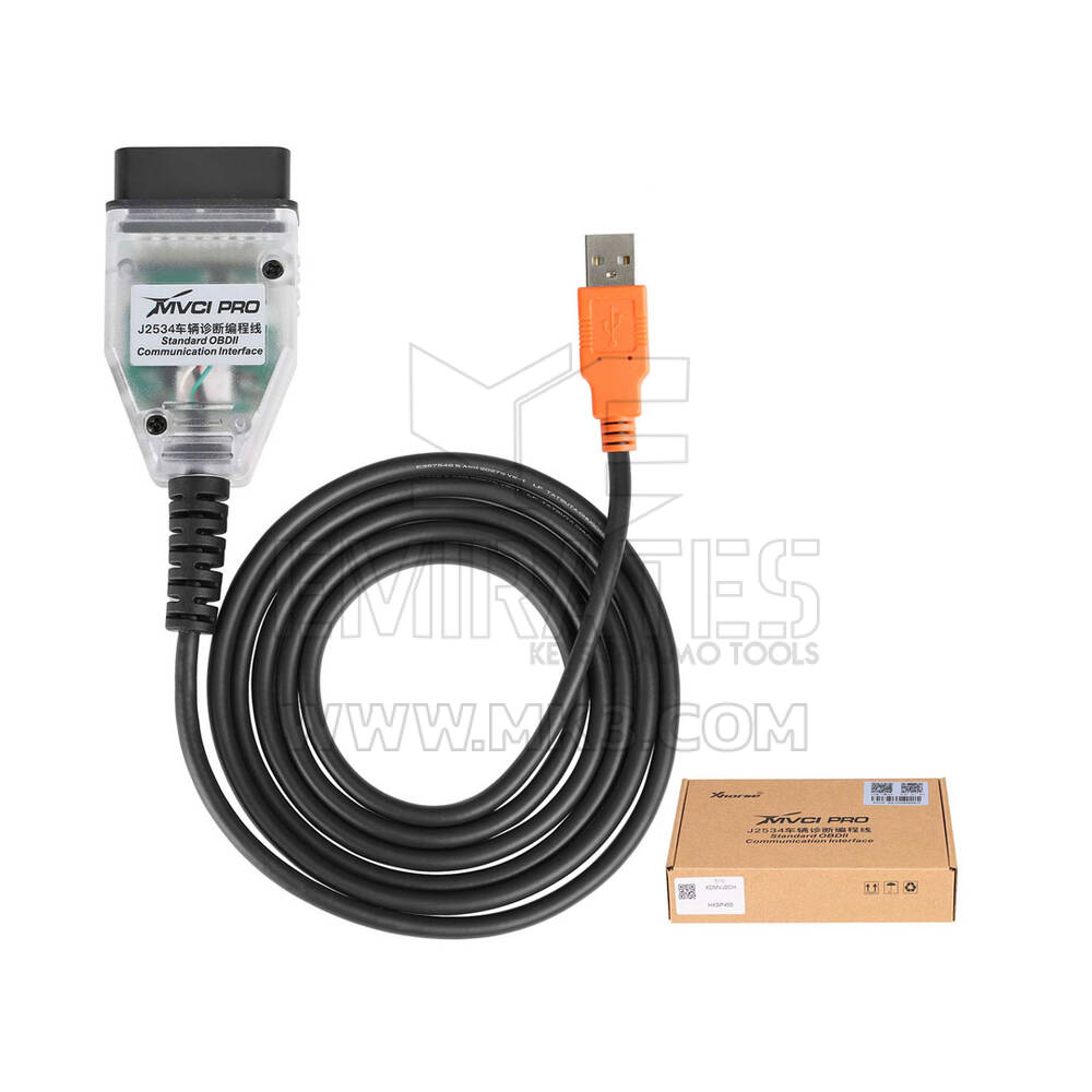 Nuovo supporto per cavo diagnostico e di programmazione Xhorse XDMVJ0GL MVCI PRO J2534 TIS / HDS / IDS / SSM4 | Chiavi degli Emirati