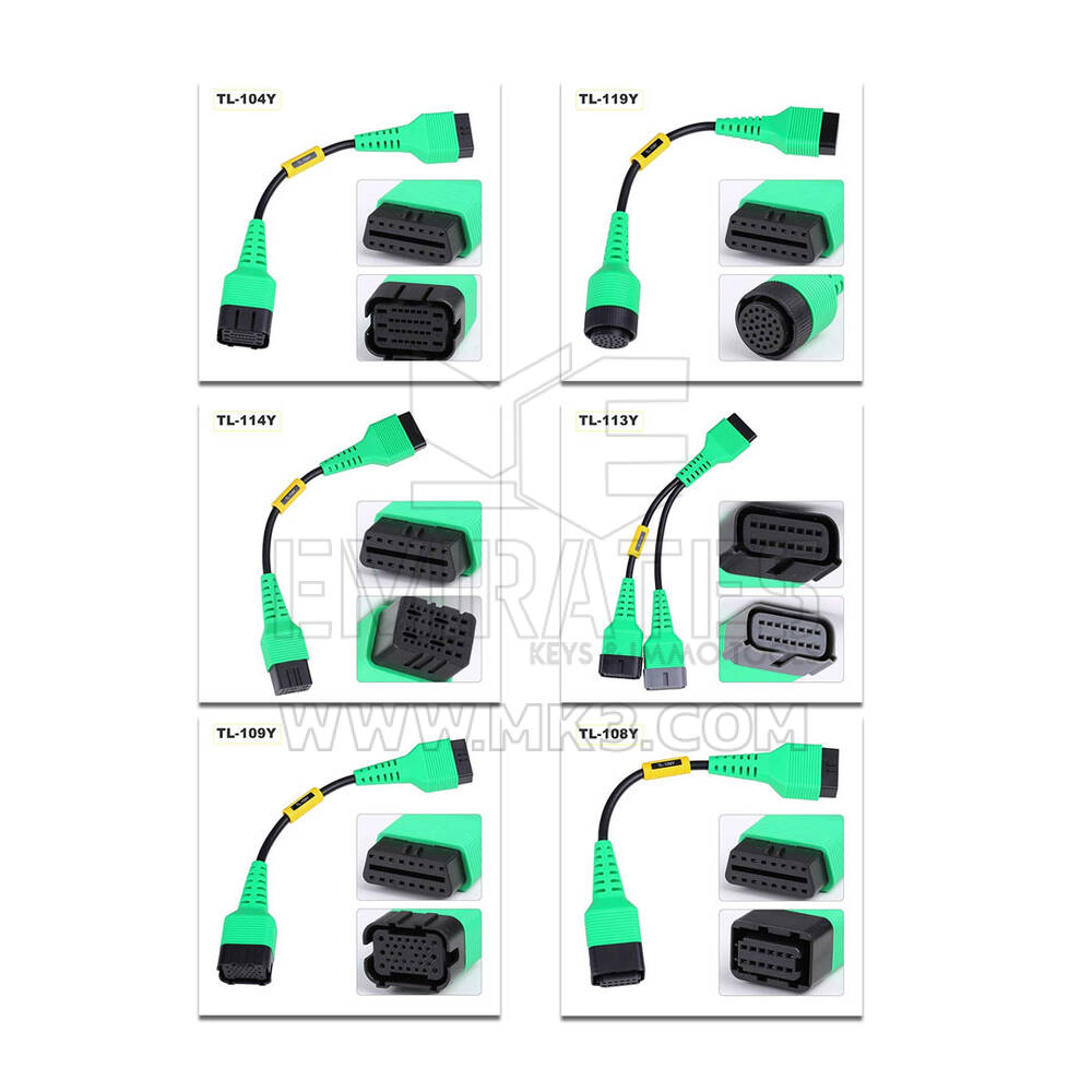 Launch  X431 EV Diagnostic Add-on Kit For New Energy Battery Pack Diagnostic Upgrade Kit Comes With Battery Pack Testing Cables For Various Vehicle Brands | Emirates Keys