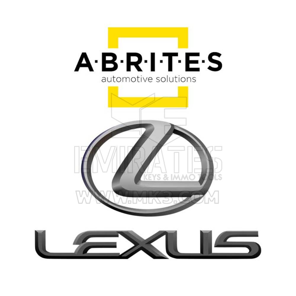 Abrites - TN016 Programación de llaves 2022+ vehículos Lexus (llave B9 DST-AES)