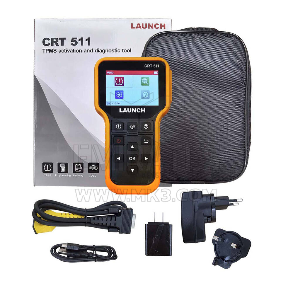 الإطلاق الجديد لأداة التشخيص المستقلة وأداة TPMS CRT511، أداة قوية ومتعددة الاستخدامات توفر تغطية بنسبة 98% للمركبات العالمية | مفاتيح الإمارات